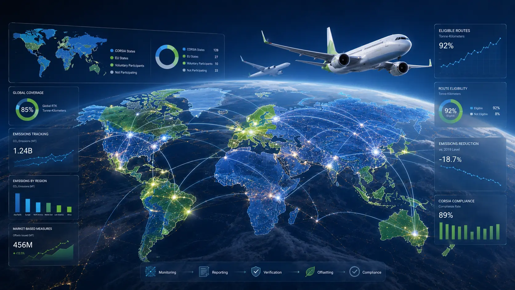 Is Your Airline Subject to CORSIA? Understanding Applicability, Thresholds, and Exemptions